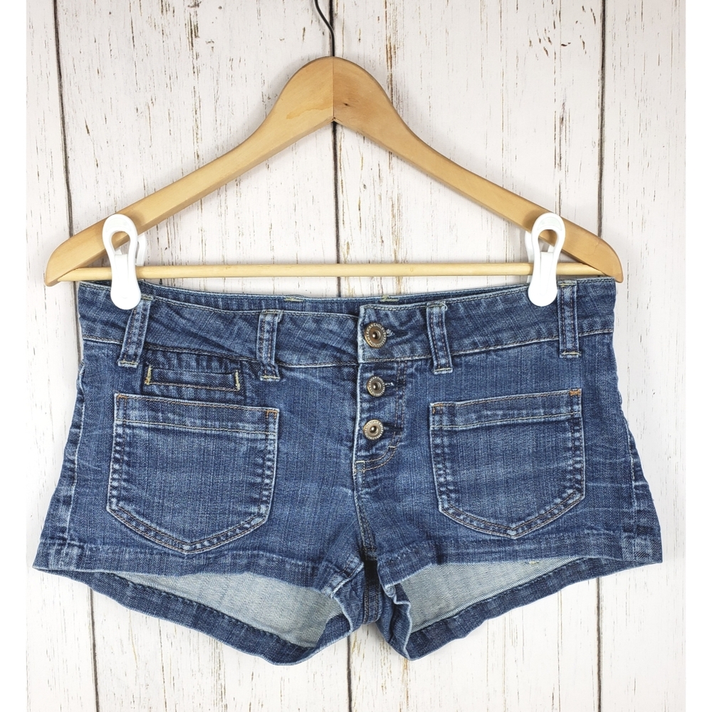 American Eagle Outfitters Button Up Jean Shorts
